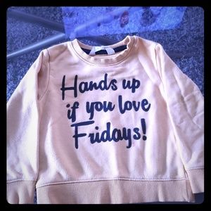 Yellow H&M Sweat Shirt. Too Cute!
